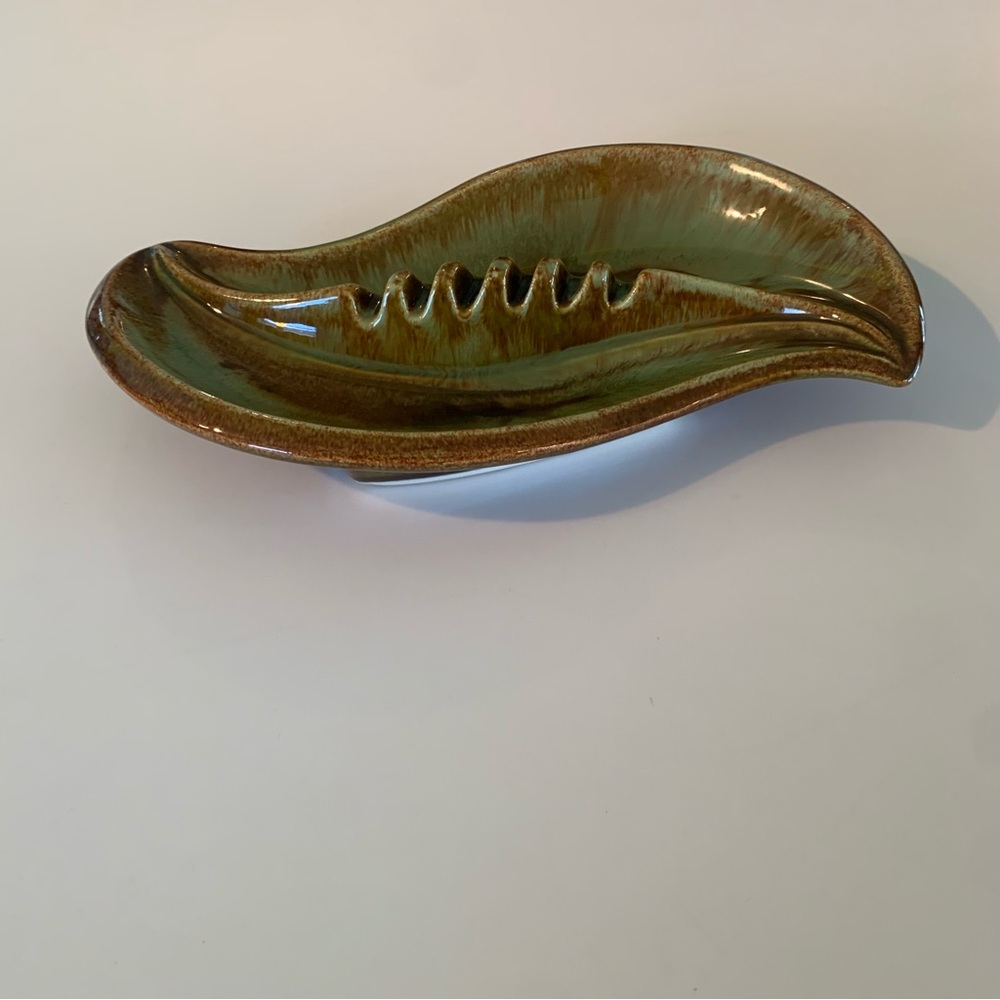 MCM HOUSE Gregory Ceramic Ashtray Mid-century Modern Excellent cond. NO chips - Picture 2 of 9